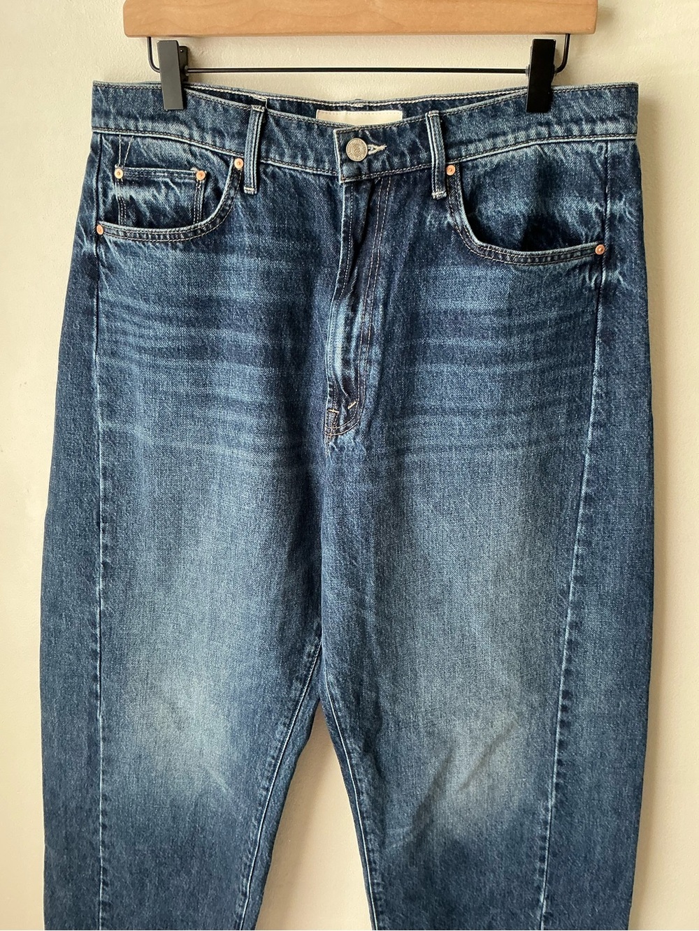 MOTHER SUPERIOR Jeans Half-Pipe Ankle Did You Bring Me Anything? Blue Size 32 - Picture 5 of 15